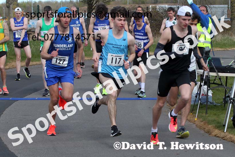 Graded 5k, 2021 Middlesbrough Endeavour Graded 5k, Middlesbrough, Sunday, April 11th. Photo: David T. Hewitson/Sports for All Pics